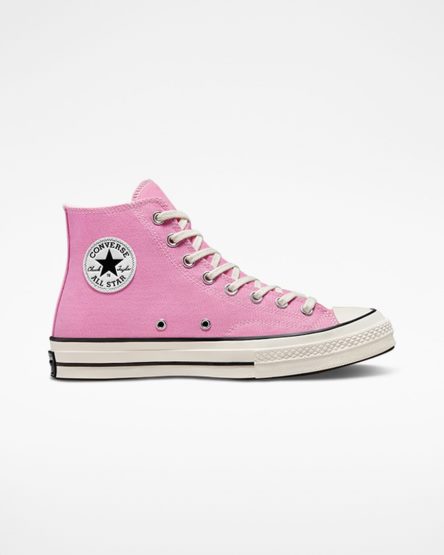 Women's Converse Chuck 70 Vintage Canvas High Top Shoes Pink / Black | AU 46081Q